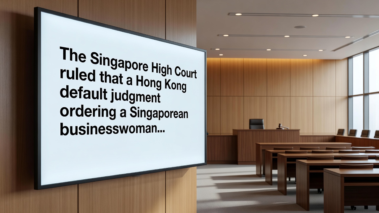 Interior view of a courtroom with legal documents and bench